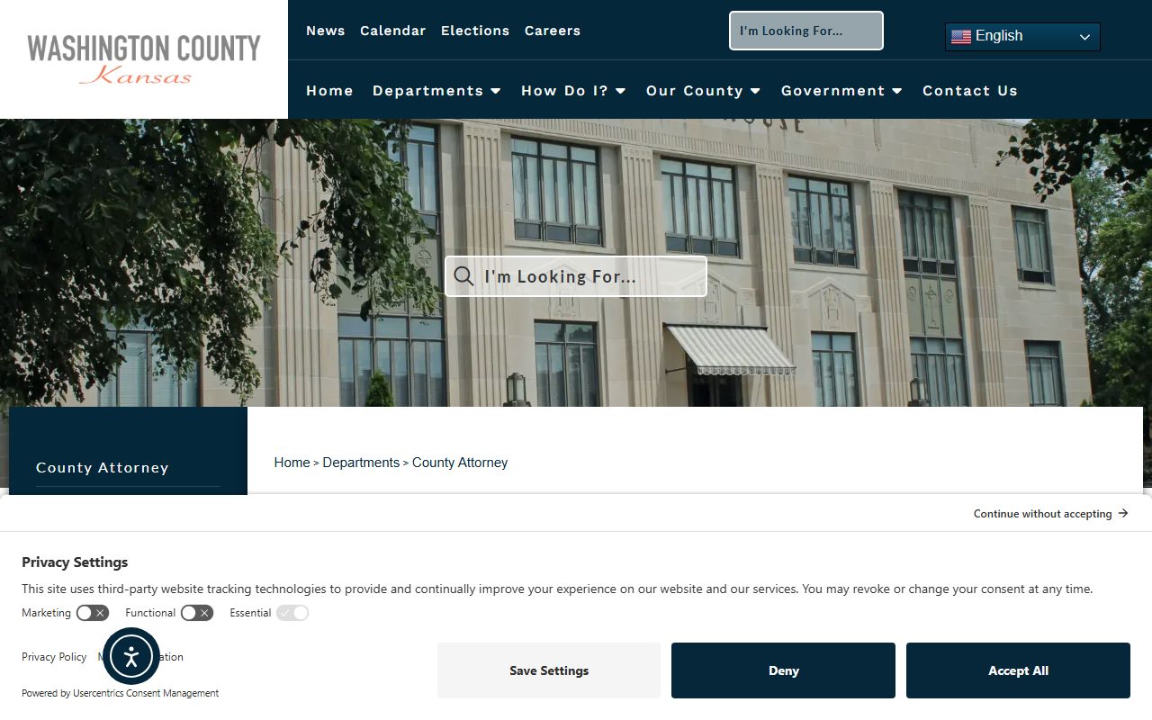 Washington County court records after arrest county attorney page